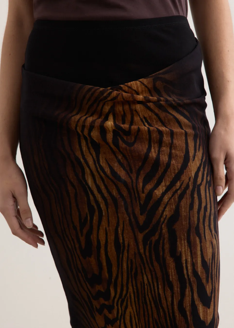 Double Layer Mesh Skirt