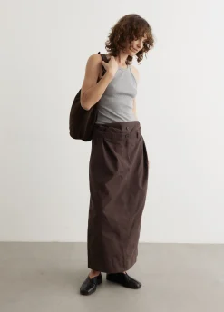 Double Waist Long Skirt