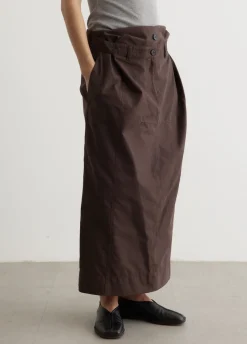 Double Waist Long Skirt