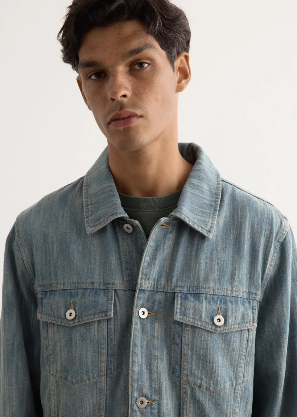 Dragline Textured Trucker Jacket
