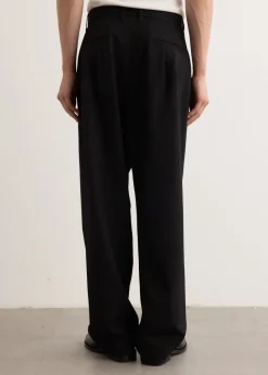 Drawstring Pleated Pants