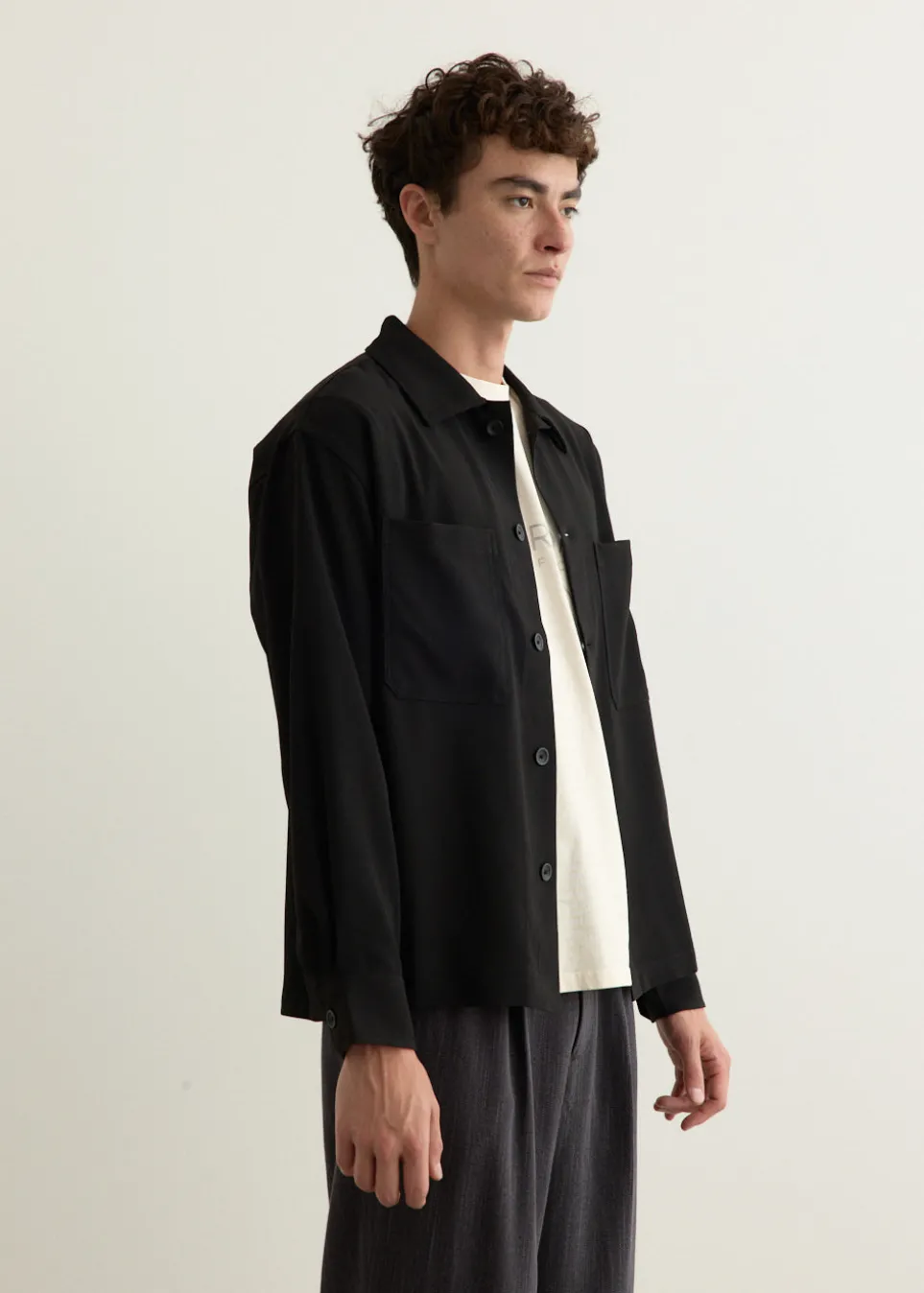 Driessen Crepe Overshirt