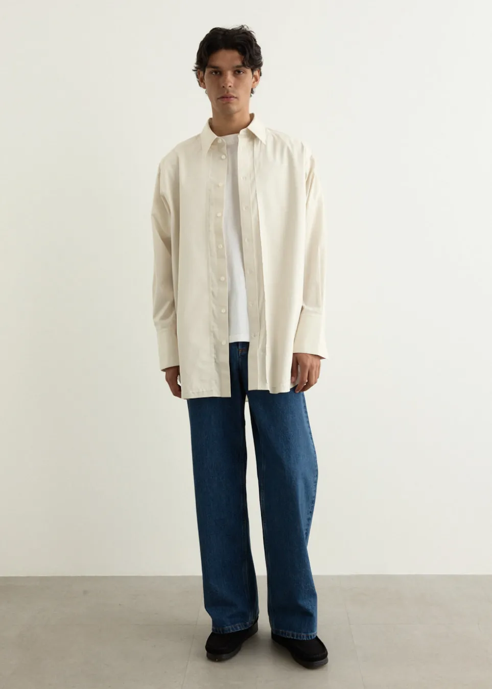 Edge Stitching Shirt