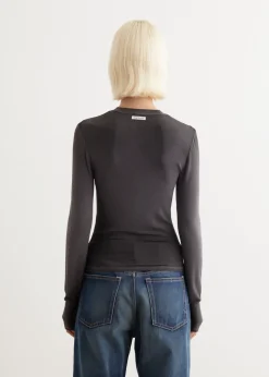 Erman Cupro Long Sleeve T-Shirt