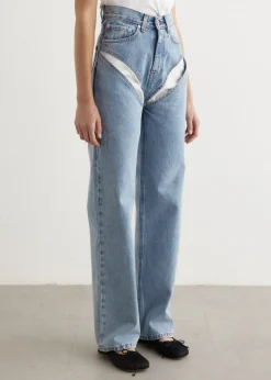 Evergreen Cut Out Jeans