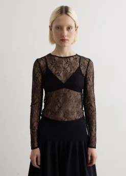 Field Lace Fitted Top