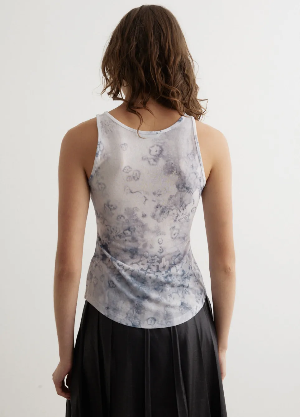 Floral Print Sleeveless Top