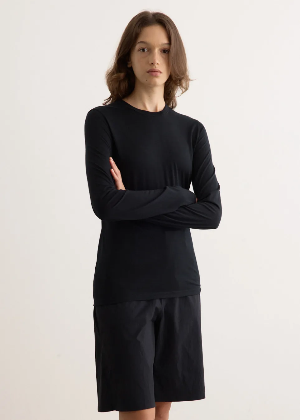 Frame Long Sleeve Crew