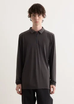 Frame Long Sleeve Polo