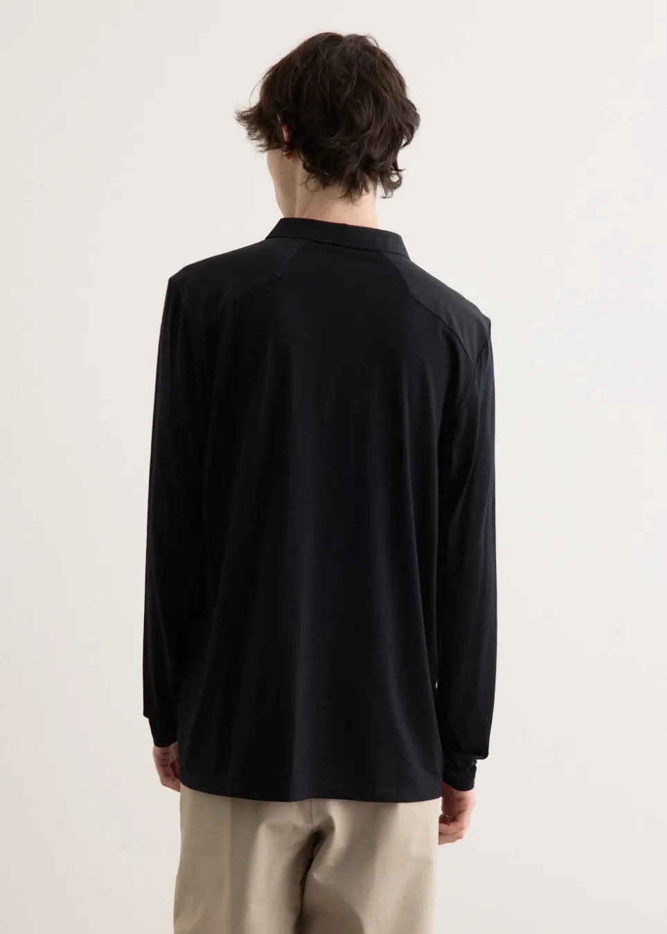 Frame Long Sleeve Polo