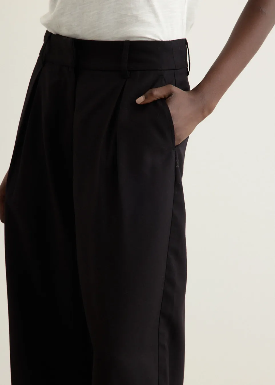 Fresco Barrel Leg Pants