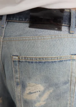 Full Cut Digital Print Denim Jeans