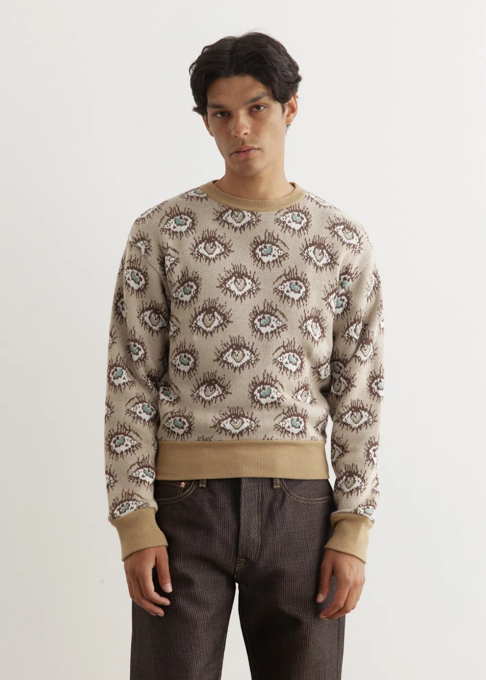 8G Jacuqard Knit SPEAKEASY Vintage Sweater