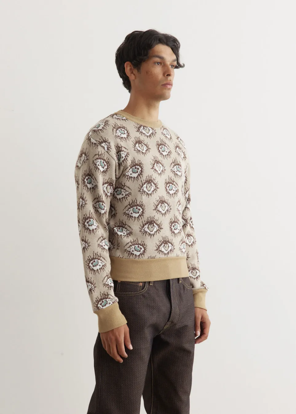 8G Jacuqard Knit SPEAKEASY Vintage Sweater