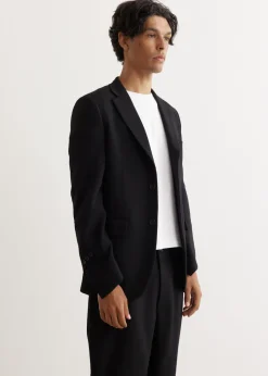 Gabardine Spiral Sleeve 2 Button Jacket