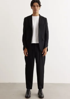 Gabardine Spiral Sleeve 2 Button Jacket