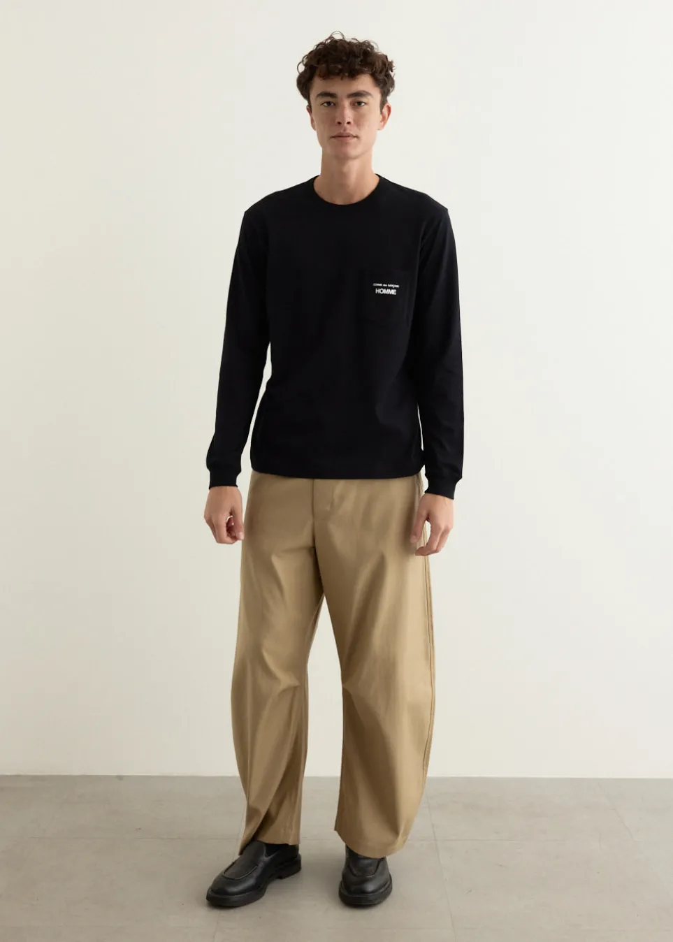 Garment Print Long Sleeve T-Shirt