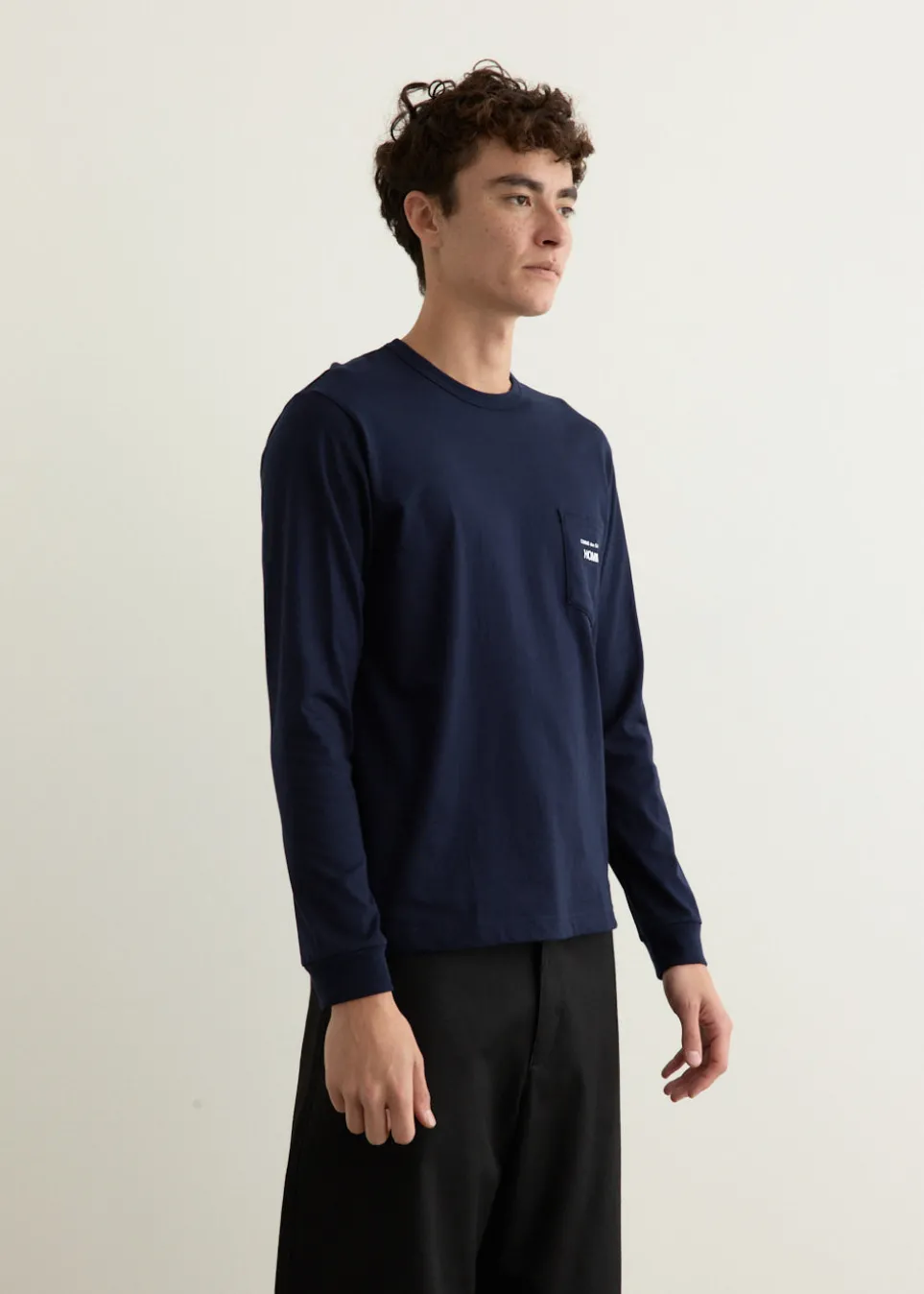 Garment Print Long-Sleeve T-Shirt