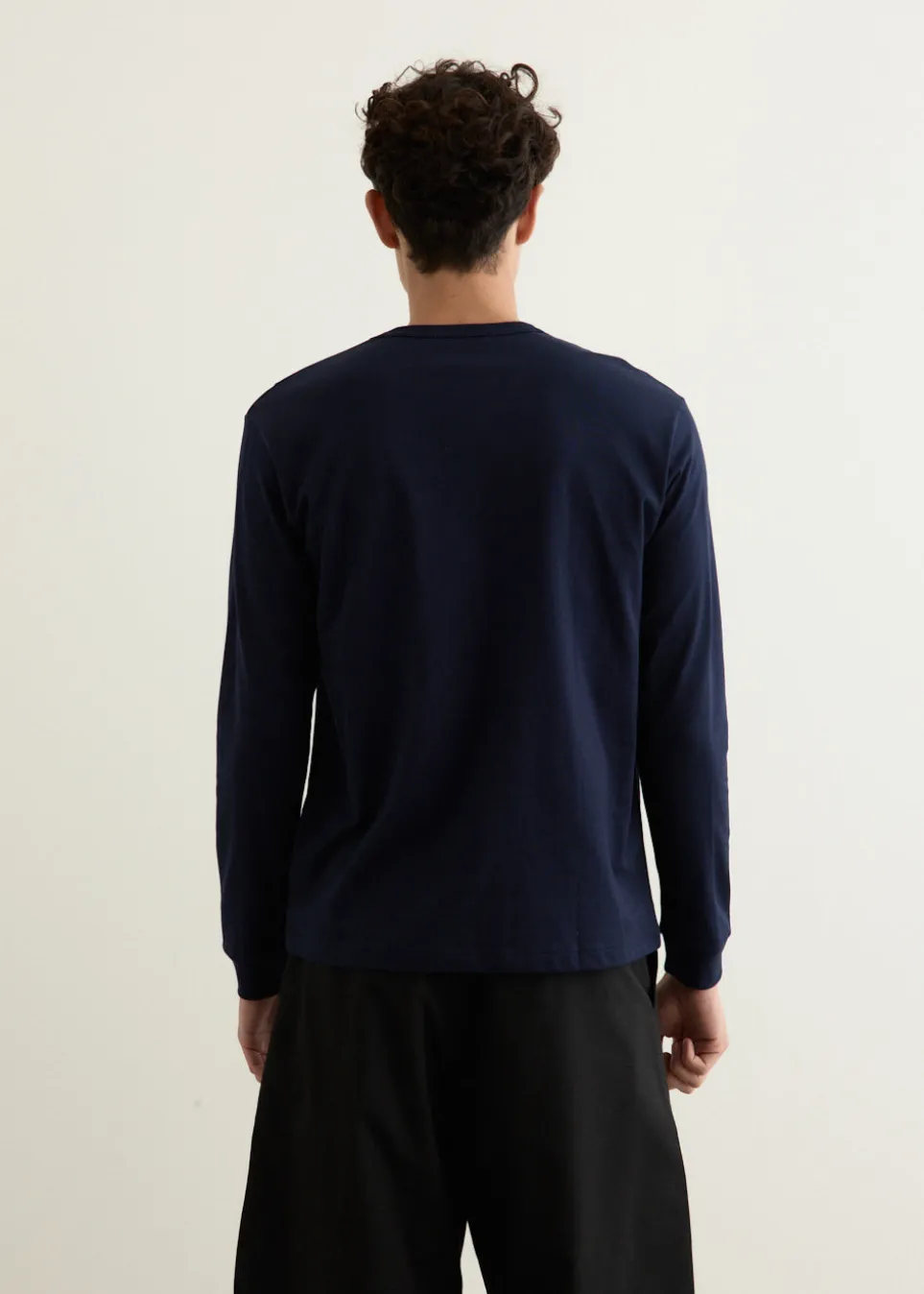 Garment Print Long-Sleeve T-Shirt