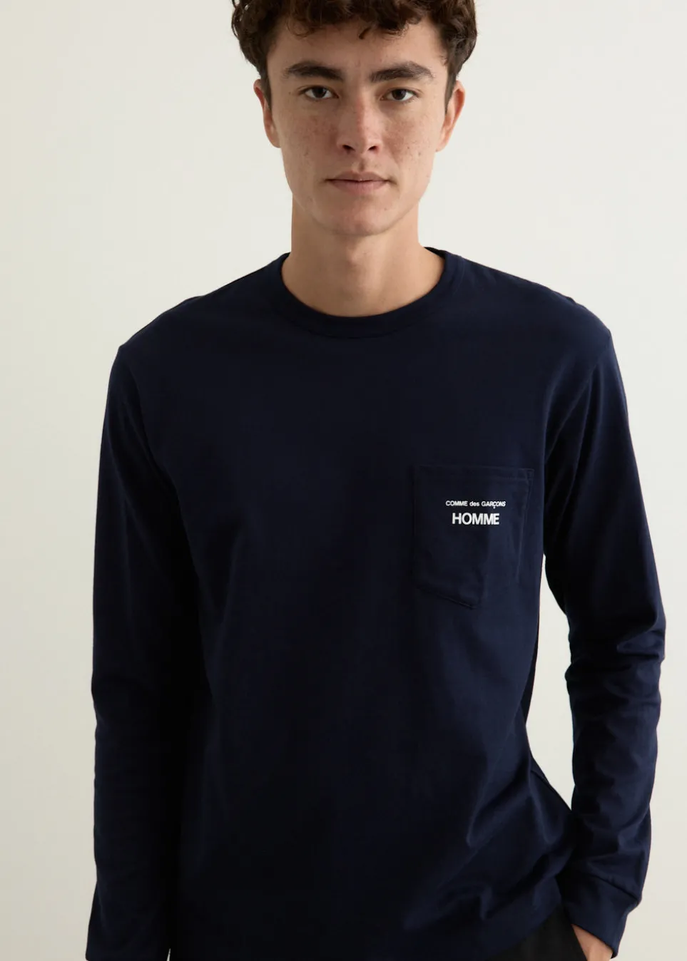 Garment Print Long-Sleeve T-Shirt