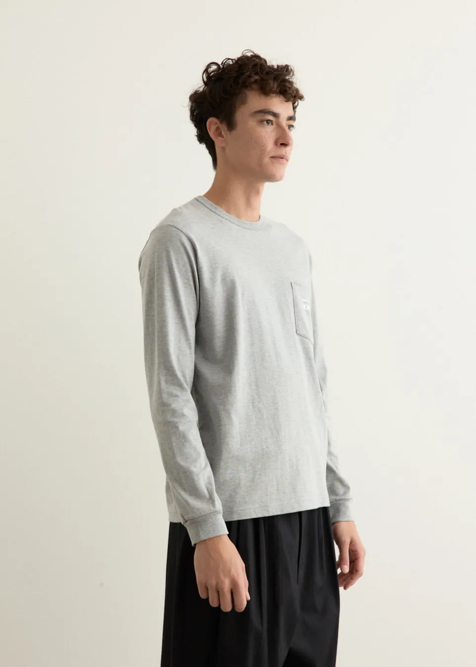 Garment Print Long-Sleeve T-Shirt