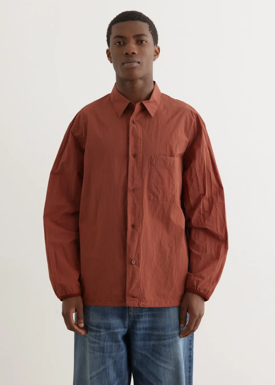Garment-Dye Shirt Blouson