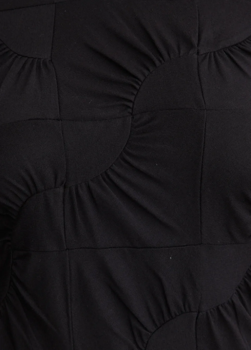 Gathered Jersey Sleeveless Dress