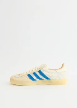 Gazelle Indoor 'Off White Focus Blue' Sneakers