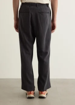 George Tweed Two Tuck Pants