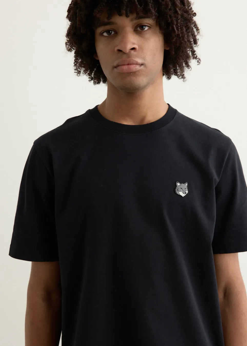 Grey Fox Head Patch Comfort T-Shirt
