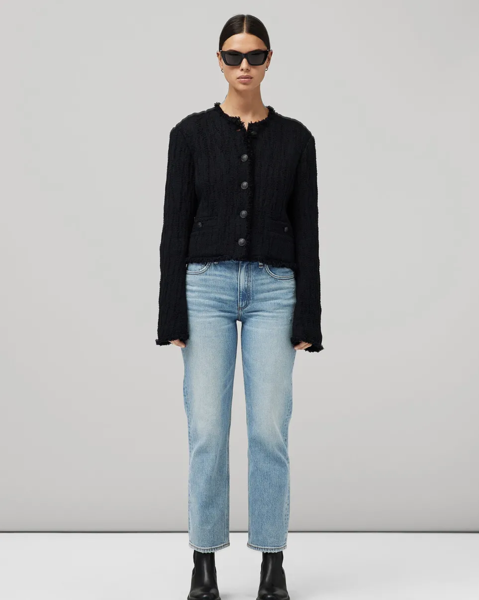 Harlow Mid-Rise Straight Jeans