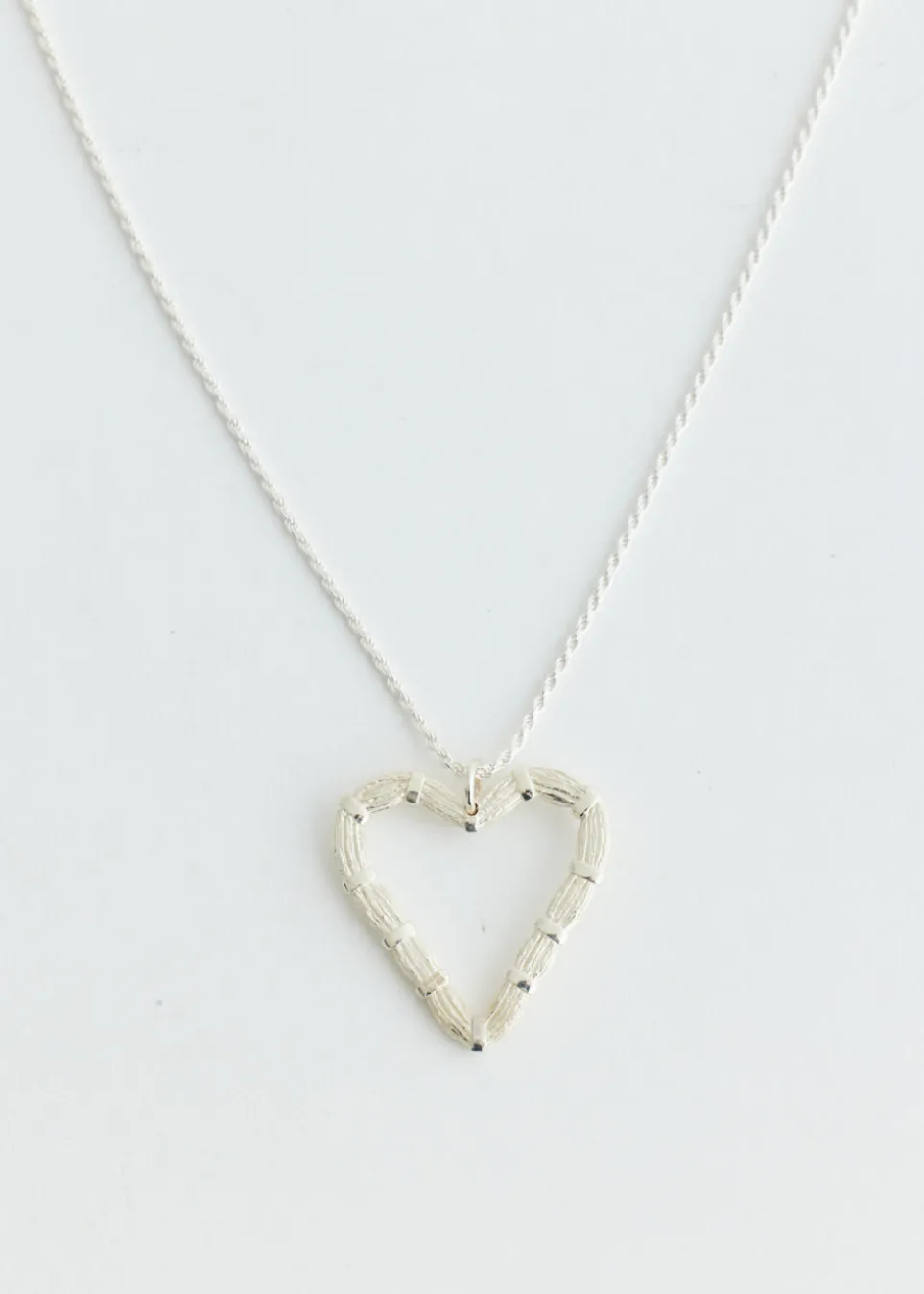 Heart Willow Pendant Necklace