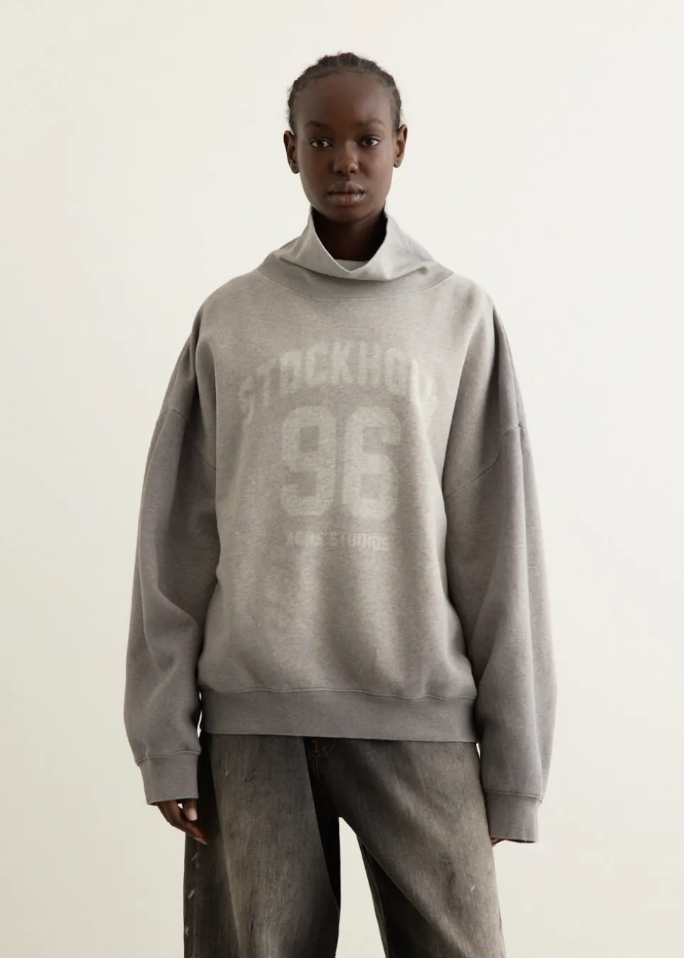 High Neck Sweatshirt