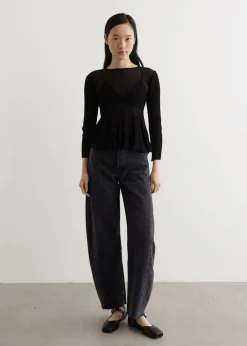 Hypha Lucent Long Sleeve Flare Top