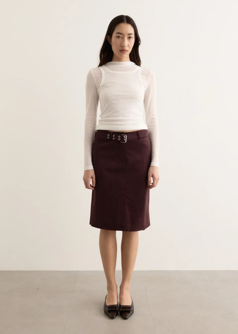Imposter Suede Skirt