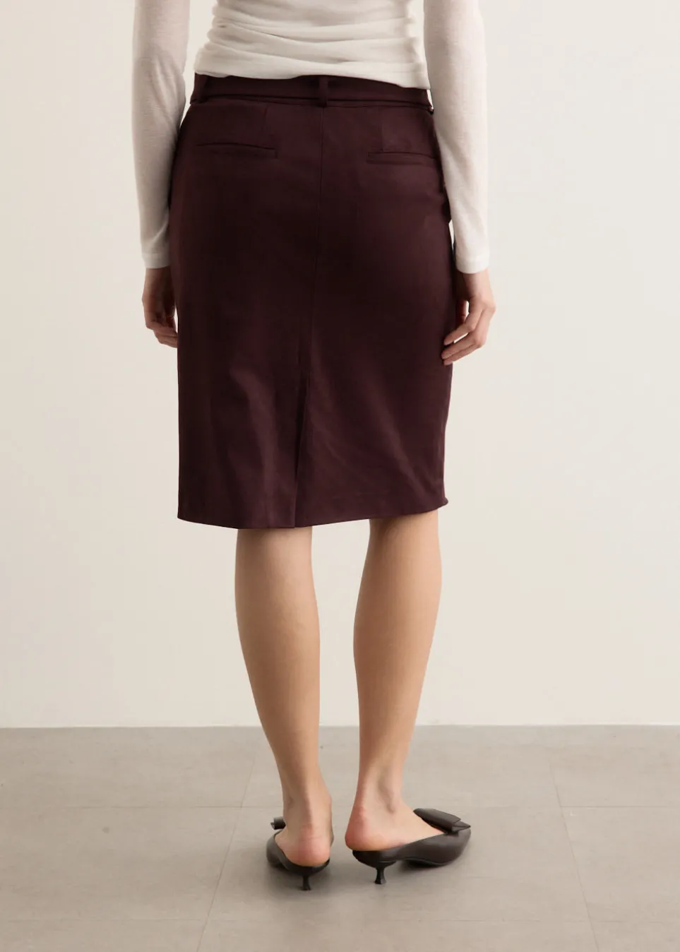 Imposter Suede Skirt