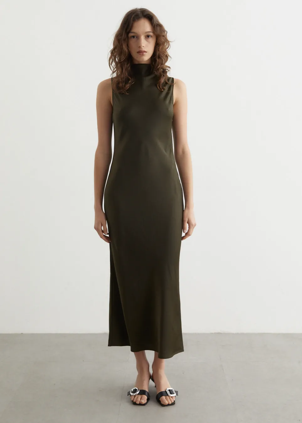 Infinity Cowl Neck Dress