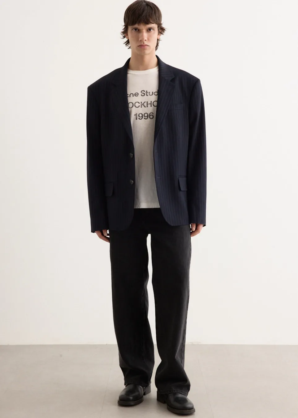 Jotam Vis Pinstripe Suit Jacket