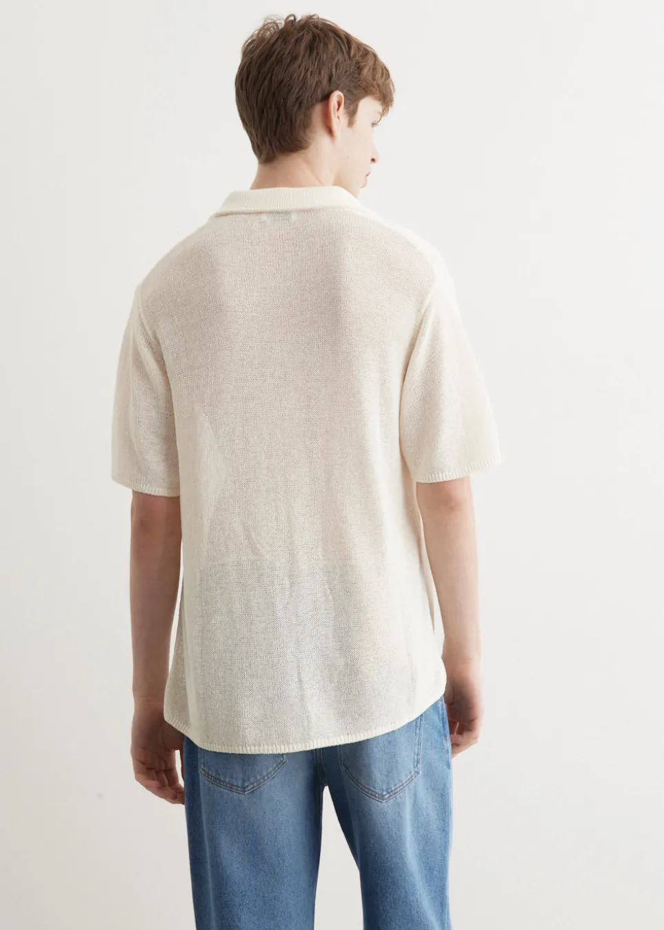 Kenneth Mesh Knit Short Sleeve Shirt