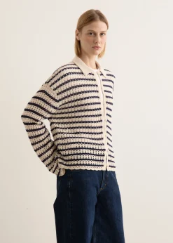 Khloe Stripe Cardigan