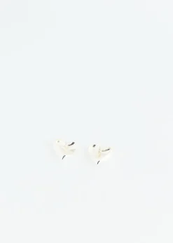 Large Voluptuous Heart Earrings