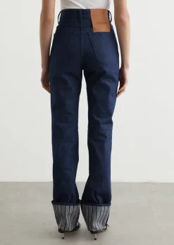 Le De-Nimes Droit Jeans