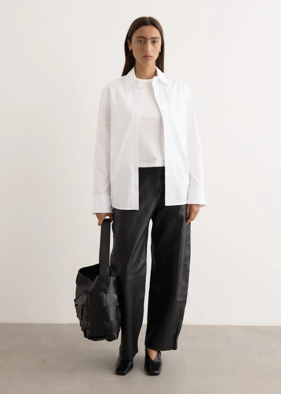 Leather Balloon Pants