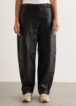 Leather Balloon Pants
