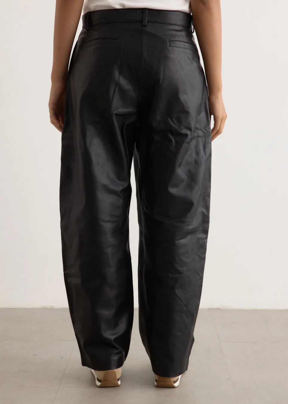 Leather Balloon Pants