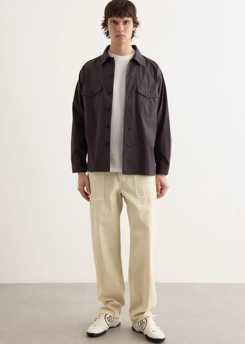 LIKE WEAR Cotton Baker Shirt