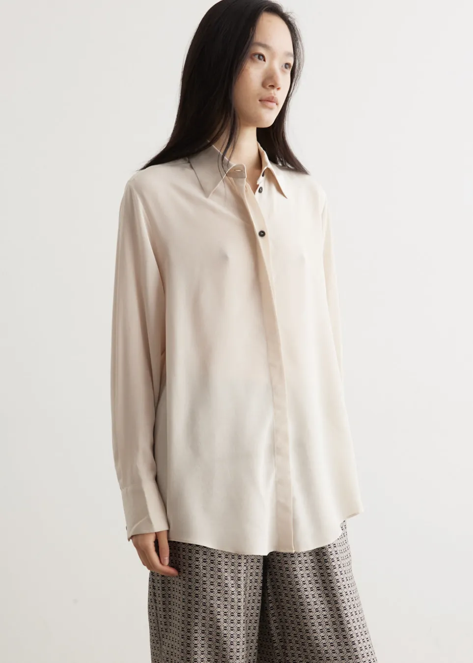Lilla Silk Shirt