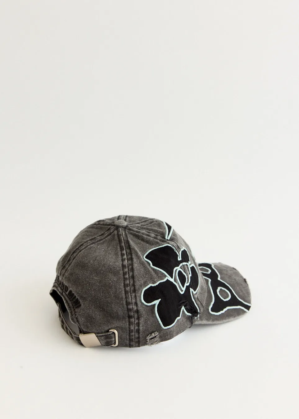 Locke Denim Applique Baseball Cap