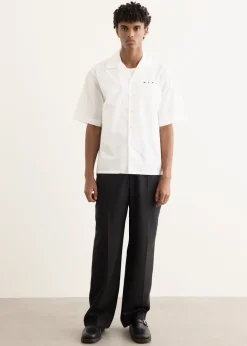 Logo Short-Sleeved Bowling Shirt