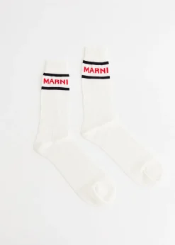 Logo Stripe Socks
